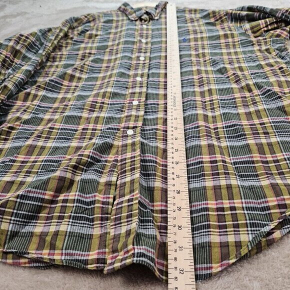 Ralph Lauren Classic Fit Plaid Shirt Multicolor Long Sleeve Button-Down Mens XL - Picture 5 of 10
